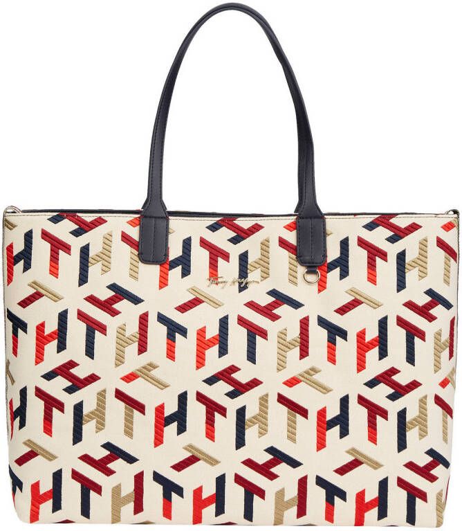 Tommy Hilfiger Handtas Iconic Tommy Tote Mo Zwart