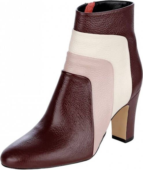 alba moda Enkellaarsje Rood/Roze/Wit