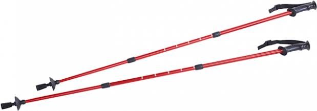 Maximex Telescopische trekkingstokken Rood
