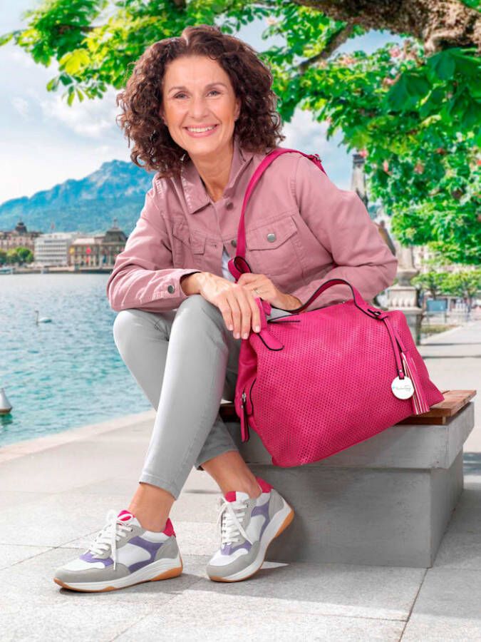 Naturläufer Veterschoen in kleurrijk design Lila