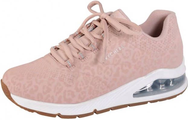 Skechers Uno 2 Leopard Sneakers roze Synthetisch
