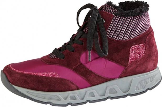 Waldläufer Hoge veterschoen Fuchsia