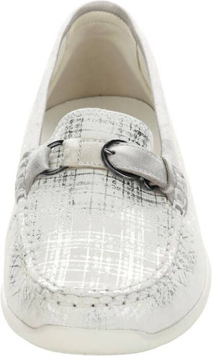 Waldläufer Mocassin in tijdloos design Zilverkleur