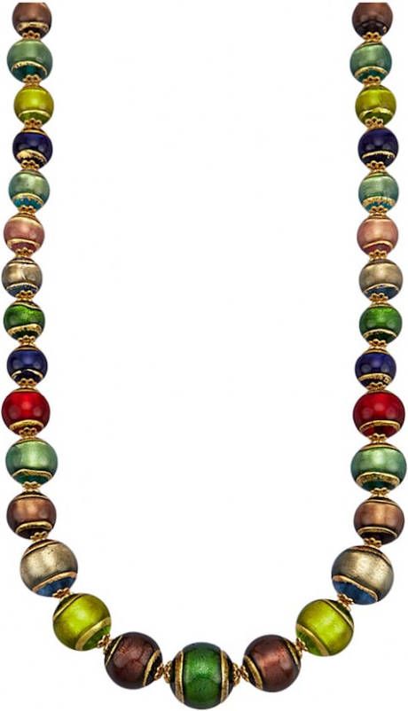 KLiNGEL Collier van verguld zilver Multicolor