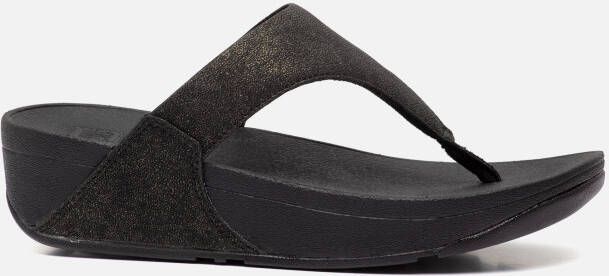 FitFlop Lulu Toe Post slippers zwart