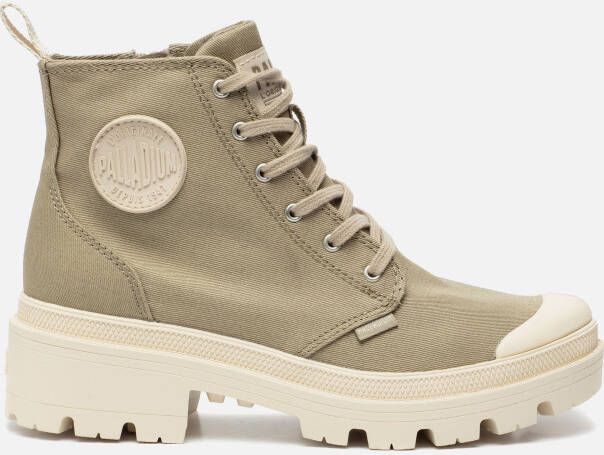 Palladium Pallabase veterboots taupe Canvas
